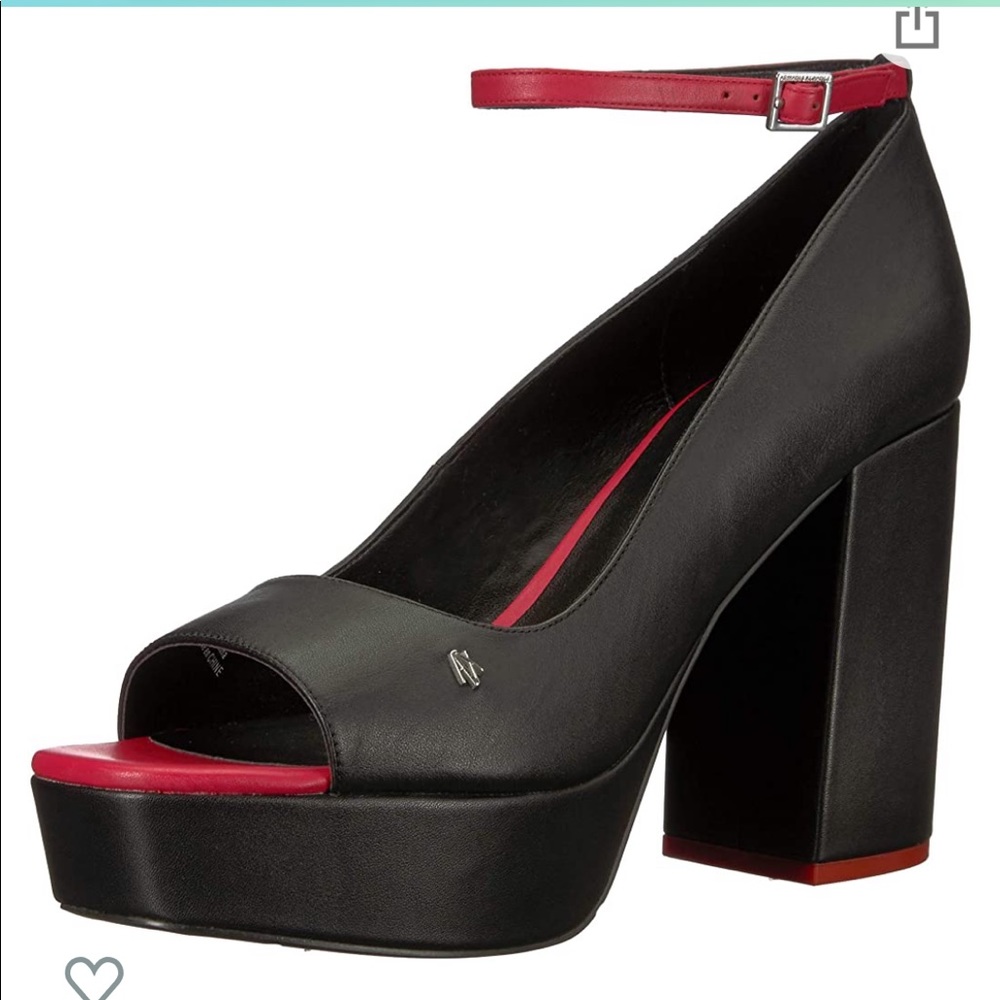 Armani Exchange platforms! Worn 1 time! Red&black